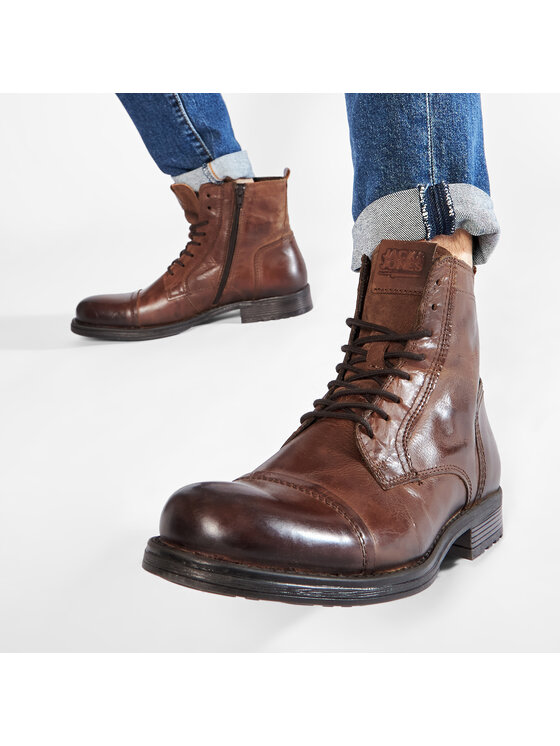 Jack & Jones Чоботи Jack & Jones Jfwrussel 12156000 Коричневий