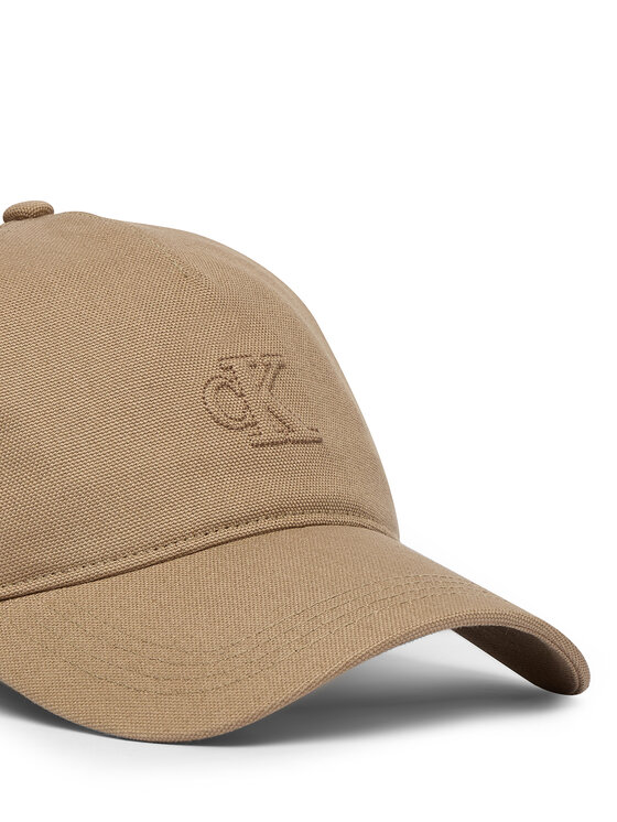 Calvin Klein Șapcă Calvin Klein Monogram Deboss Canvas Baseball LV04G5027G Bej