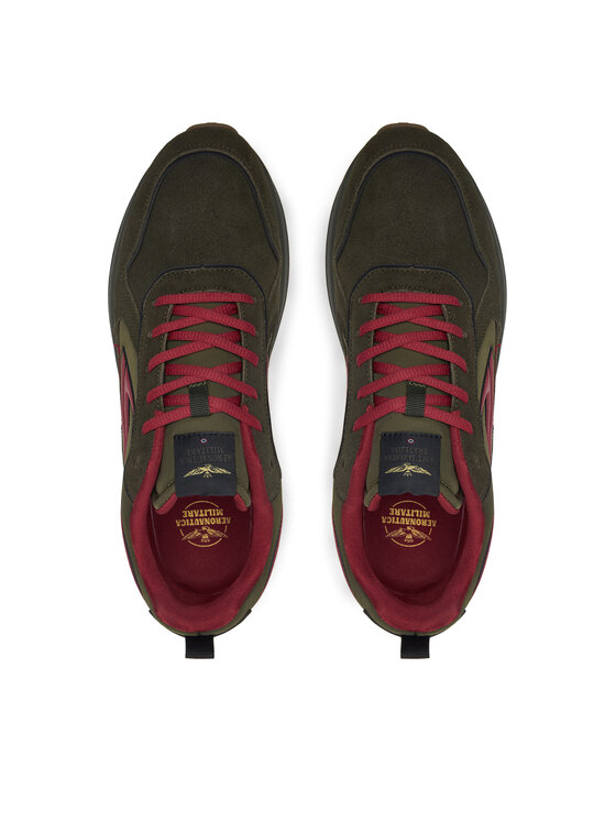 Aeronautica Militare Sneakersy Aeronautica Militare 262SC0332UCT04395 Zelená