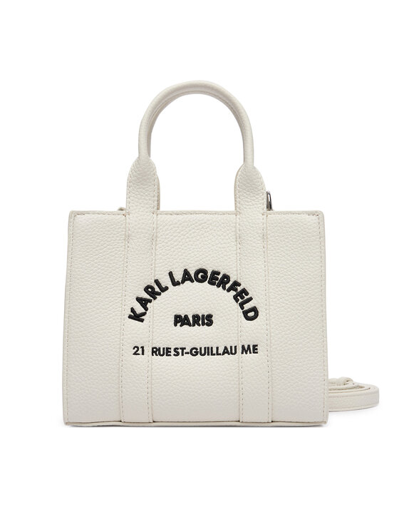 KARL LAGERFELD Torebka KARL LAGERFELD B1W30042 Biały