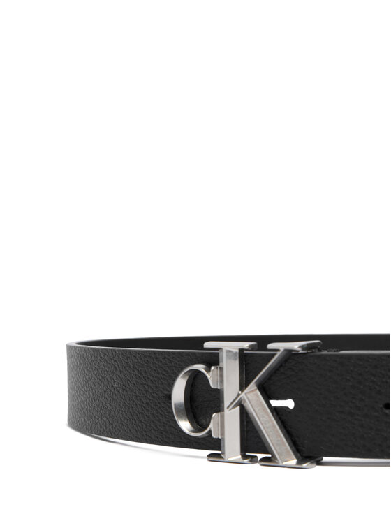 Calvin Klein Cinturón para mujer Calvin Klein Facet Ck Buckle Pebble 25Mm LV04F7060G Negro