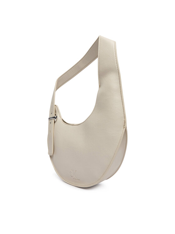 Calvin Klein Soma Calvin Klein Asym Buckle Shoulder Bag LV04F3872G Krēmkrāsas