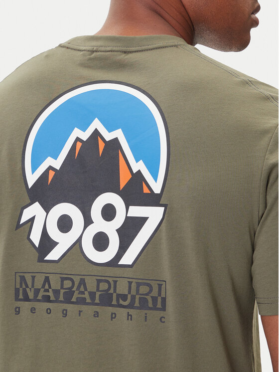 Napapijri Napapijri Camiseta S-Montepiana NP0A88SV Verde Regular Fit