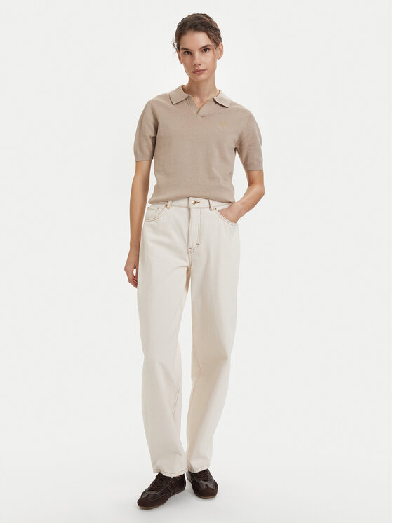Beverly Hills Polo Club Beverly Hills Polo Club Polo P-SS26W-M550273 Beis Regular Fit