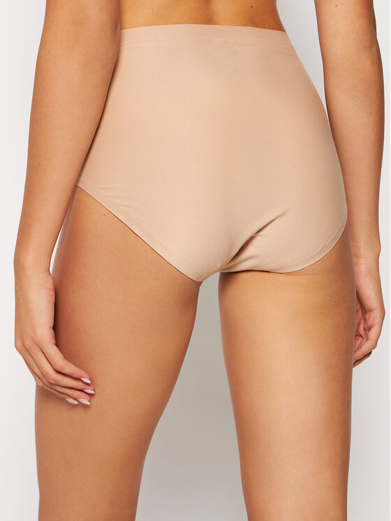 Chantelle Chantelle Klasikinės kelnaitės aukštu juosmeniu Soft Stretch Plus Size C11370 Smėlio
