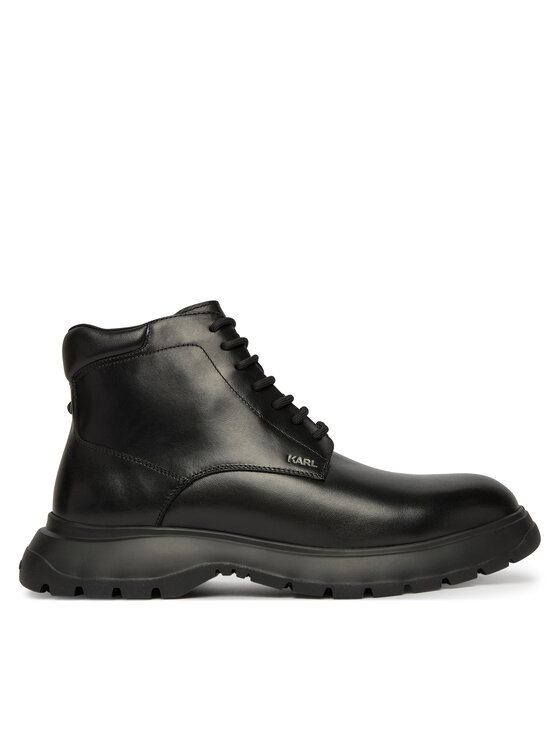 KARL LAGERFELD Черевики KARL LAGERFELD Magnus KL10650 Чорний