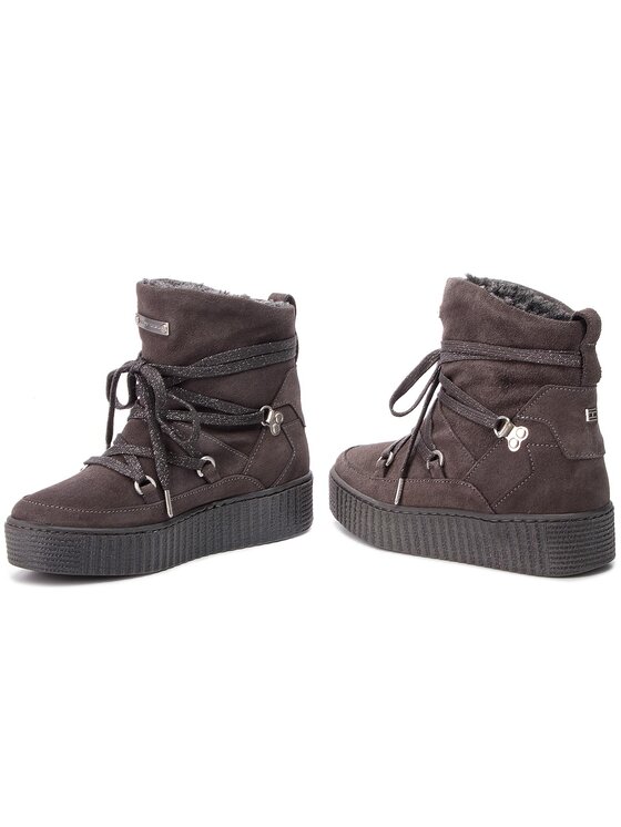 Tommy Hilfiger Ghete Tommy Hilfiger Cozy Warmlined Suede FW0FW03437 Gri