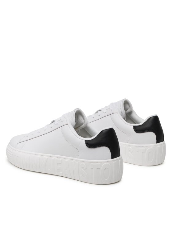 Tommy Jeans Zapatillas Tommy Jeans Leather Outsole EM0EM01159 Blanco