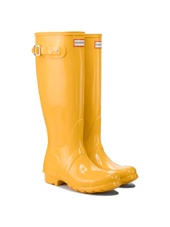 Hunter Гумові чоботи Hunter Org Tall Gloss WFT1000RGL Жовтий