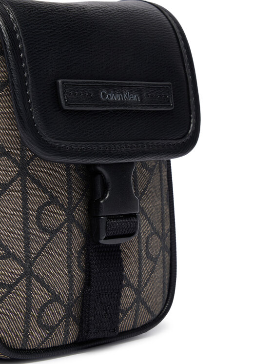 Calvin Klein Crossover torbica Calvin Klein Mixed Emblem Aop LV04D3527G Bež