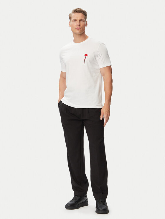 HUGO HUGO Camiseta Diflow 50574447 Blanco Regular Fit