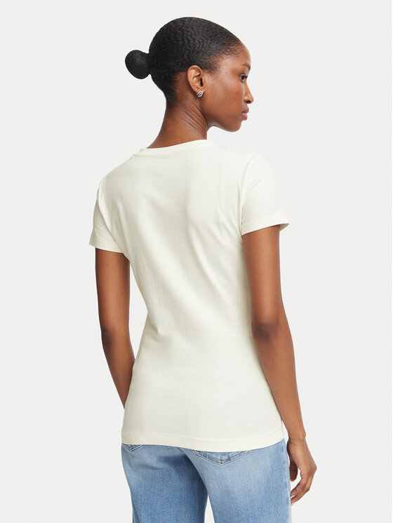 Guess Guess Camiseta W6BI61 K7948 Crema Regular Fit