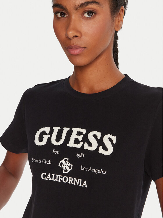Guess Guess Camiseta V5BI02 KCBF1 Negro Regular Fit