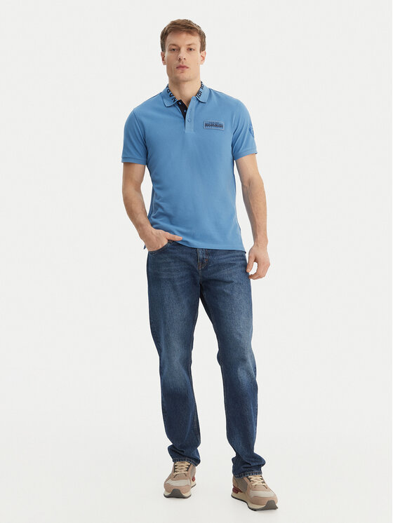 Napapijri Napapijri Polo E-Amundsen NP0A4IN9 Azul Regular Fit