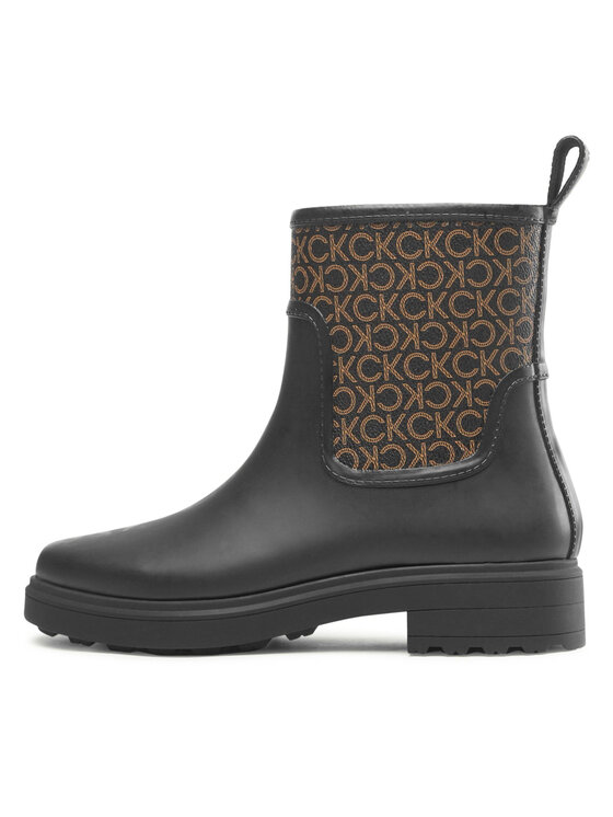 Calvin Klein Wellington Calvin Klein Rain Boot W/Flc HW0HW01319 Nero