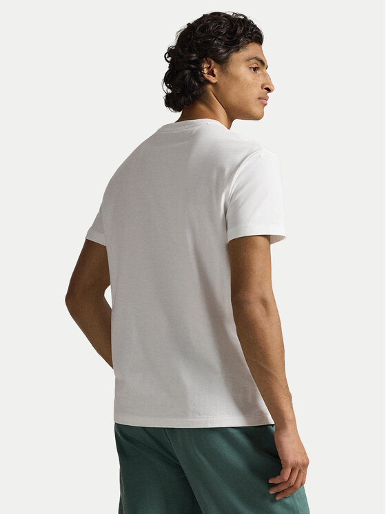 Polo Ralph Lauren Polo Ralph Lauren Camiseta 710B16611001 Blanco Slim Fit