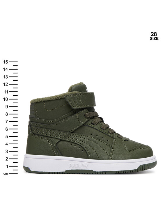 Puma Сникърси Puma Rebound Slam Mid Wtr 40880402 Тъмнозелен