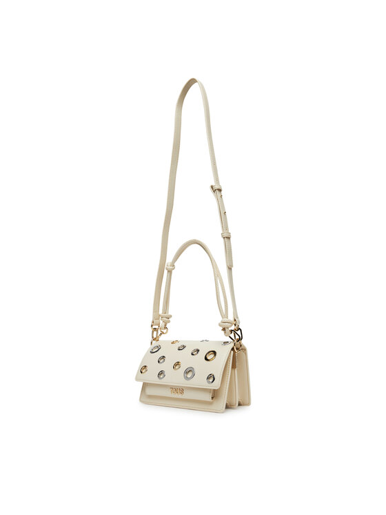 TOUS Torebka TOUS Audree Eyelets 2002202901 Beżowy