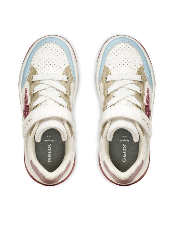 Geox Tenisice Geox J Sketlite Girl J65NWA 054AJ C1Z8W S Bijela