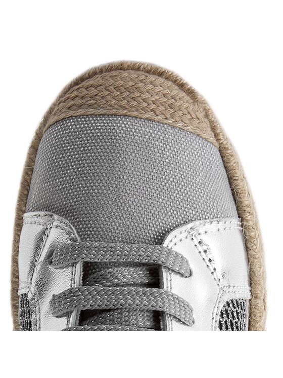 Sergio Bardi Espadrilky Sergio Bardi Arkadia FS127251617KD Stříbrná