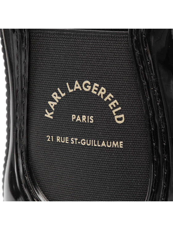 KARL LAGERFELD Гумени ботуши KARL LAGERFELD KL94770 Черен