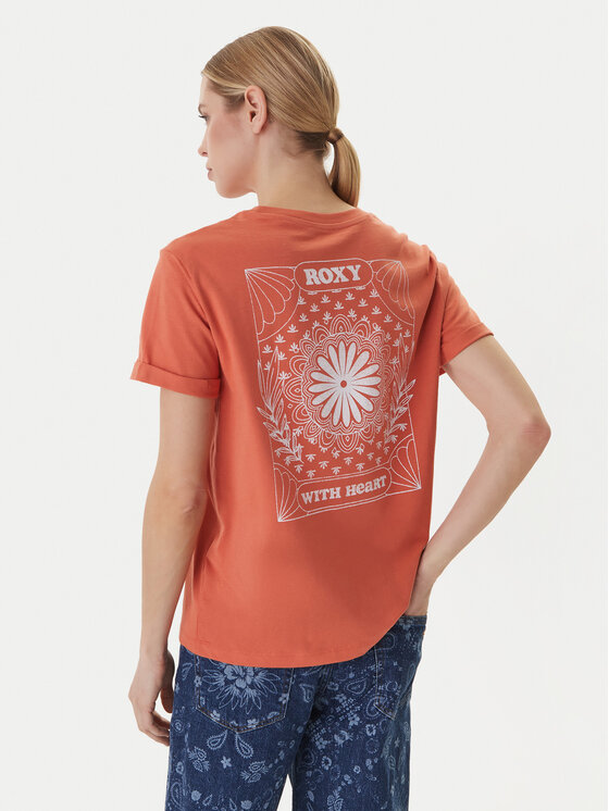 Roxy Roxy Camiseta Oceanregular ERJZT06110 Naranja Regular Fit