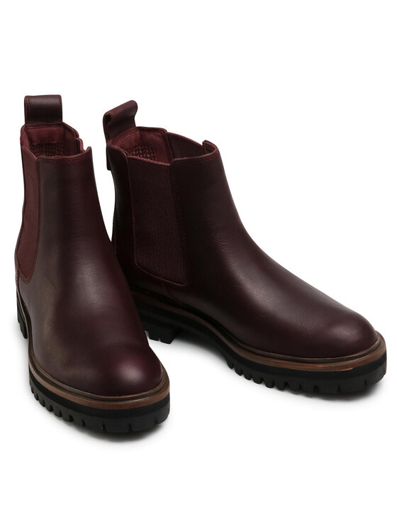 Timberland Боти тип челси Timberland London Square Chelse TB0A1S91C601 Бордо