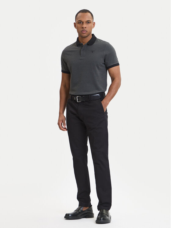 Barbour Barbour Поло Essential MML0628BK31 Сірий Regular Fit