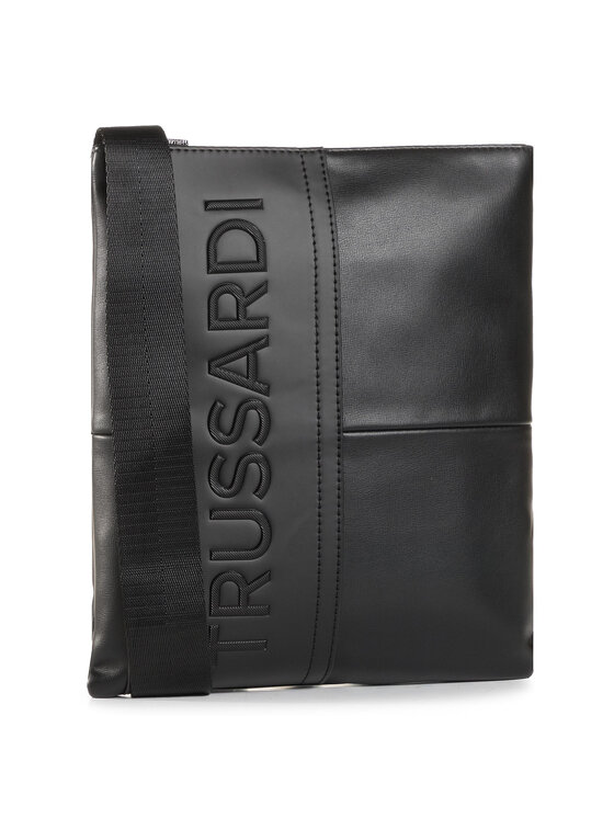 Trussardi Torbica za okrog pasu Trussardi Courmayeur Ipad Case 71B00220 Črna