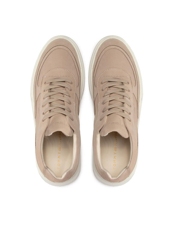 Tommy Hilfiger Snīkeri Tommy Hilfiger Chunky Sole Sneaker FW0FW06597 Bēšs