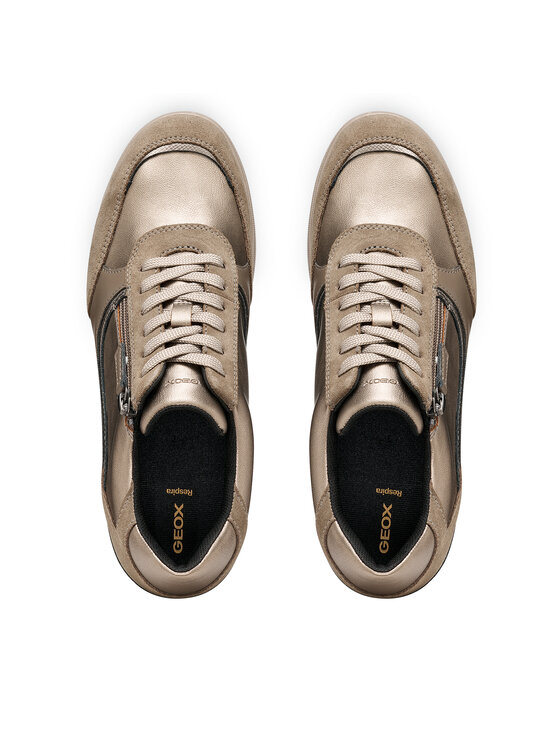 Geox Sneakersy Geox D Stardust D6630B 0AJ22 C3056 Brązowy jasny