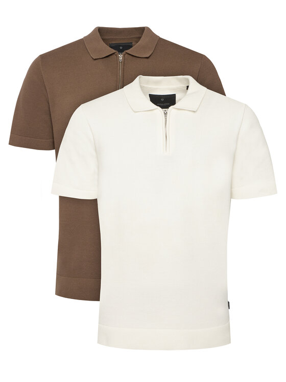 Jack & Jones Jack & Jones Polo Milano 12304870 Marrón claro Regular Fit