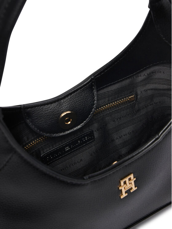 Tommy Hilfiger Geantă Tommy Hilfiger Th Everyday Mini Hobo AW0AW19185 Negru