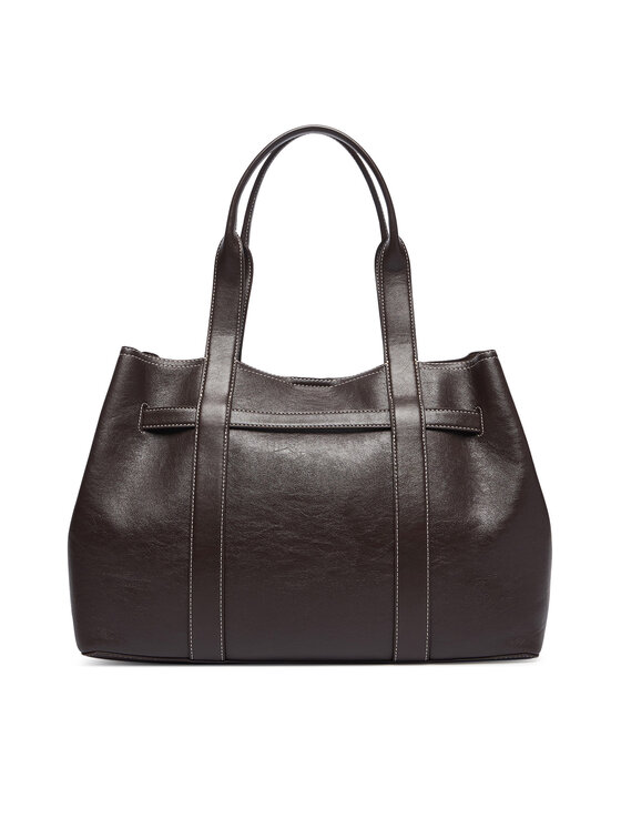 Calvin Klein Táska Calvin Klein Buckle Medium Work Tote LV04F3549G Barna