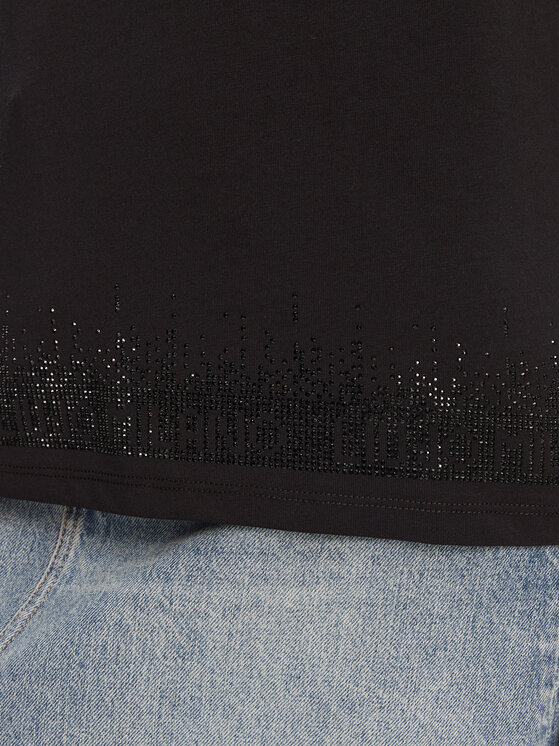 Liu Jo Sport Liu Jo Sport Camiseta TA5180 JS923 Negro Regular Fit