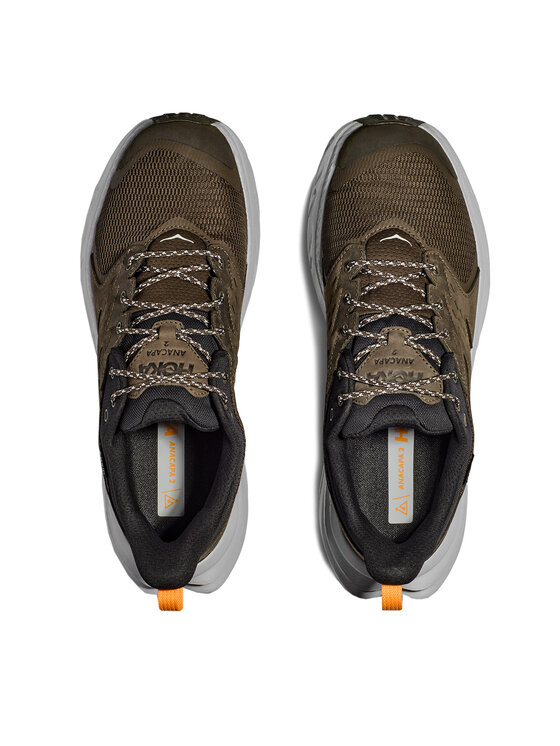 Trekkings Hoka Anacapa 2 Low GTX GORE-TEX 1141632 Maro | Epantofi.ro