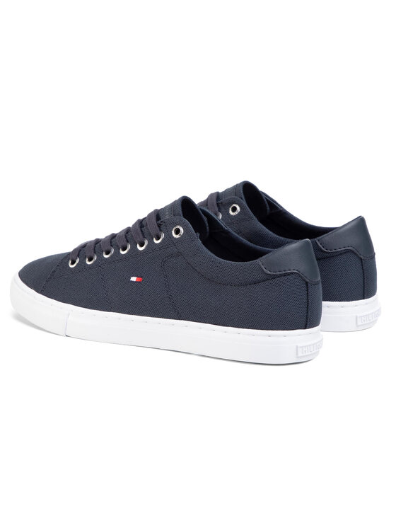 Tommy Hilfiger Гуменки Tommy Hilfiger Seasonal Textile Sneaker FM0FM02687 Тъмносин