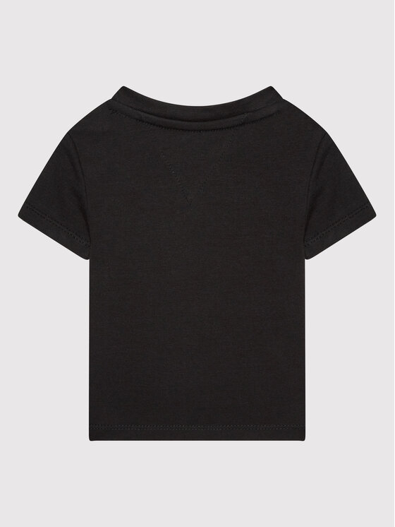 Tommy Hilfiger Tommy Hilfiger T-shirt Baby Essential KN0KN01487 Crna Regular Fit