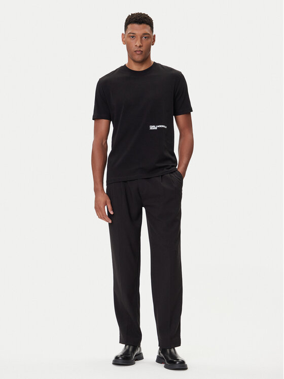 Karl Lagerfeld Jeans Karl Lagerfeld Jeans Camiseta A4M17027 Negro Regular Fit