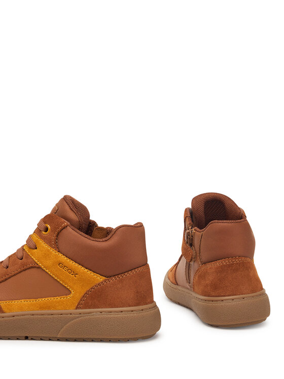 Geox Sneakersy Geox J Theleven Boy J46LDC 05422 C6689 S Hnědá