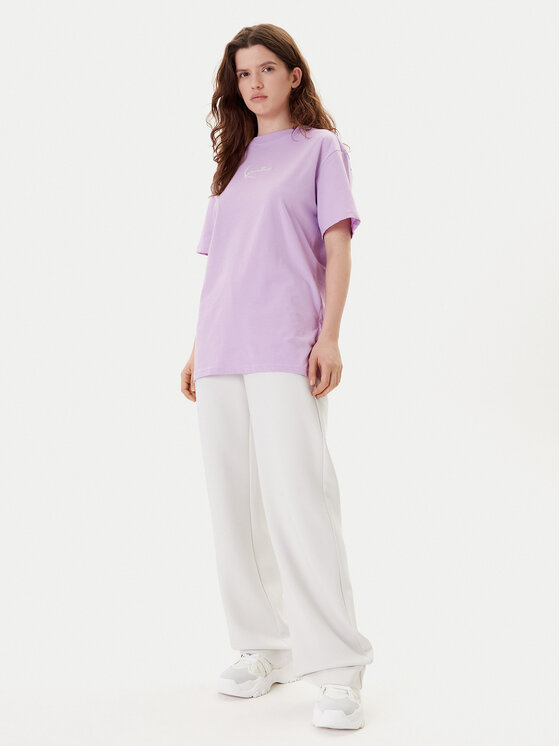Karl Kani Karl Kani Camiseta Cherry Print PD00005461 Violeta Oversize