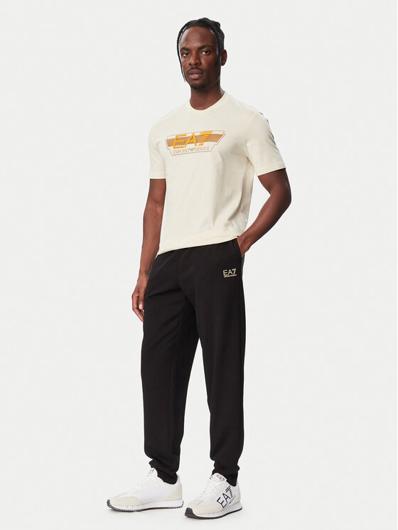 EA7 Emporio Armani EA7 Emporio Armani Camiseta 7M002433 AF12503 U1079 Crema Regular Fit