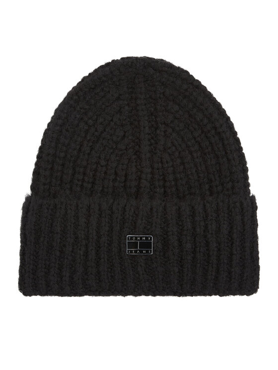 Tommy Jeans Čiapka Tommy Jeans City Bold AW0AW16786 Čierna