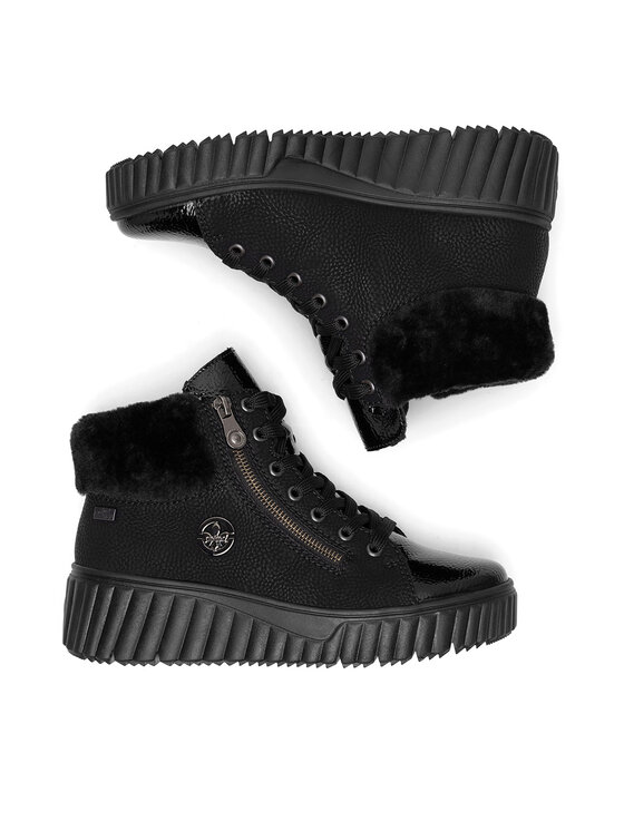Rieker Botines planos Rieker N2505-00 Negro