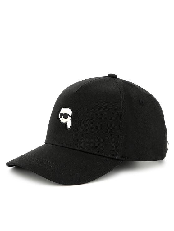 KARL LAGERFELD Шапка с козирка KARL LAGERFELD Z30398 Черен