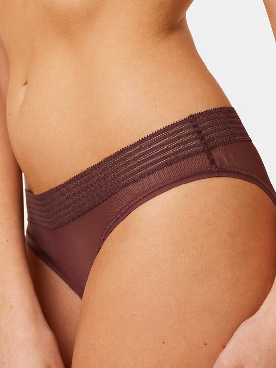 Triumph Triumph Класичні труси Tempting Sheer Highleg Tai 10215956 Коричневий