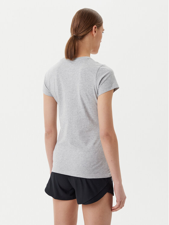 New Balance New Balance Marškinėliai Essentials Stacked Logo Tee WT91546 Pilka Athletic Fit