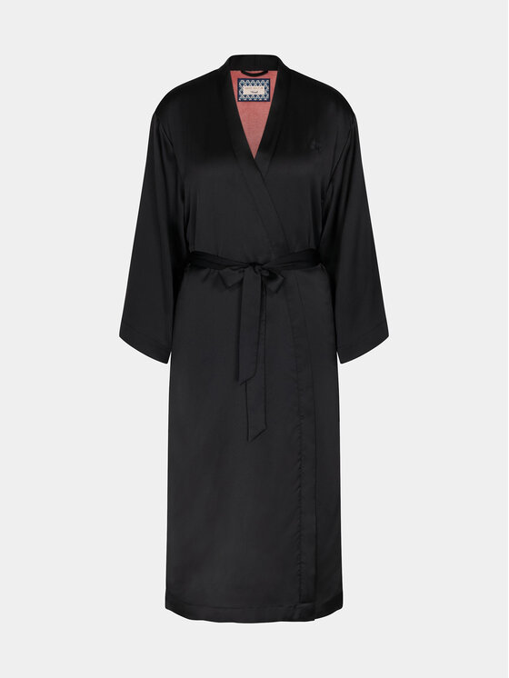 Triumph Triumph Халат Robes Satin Robe 01 10216534 Чорний