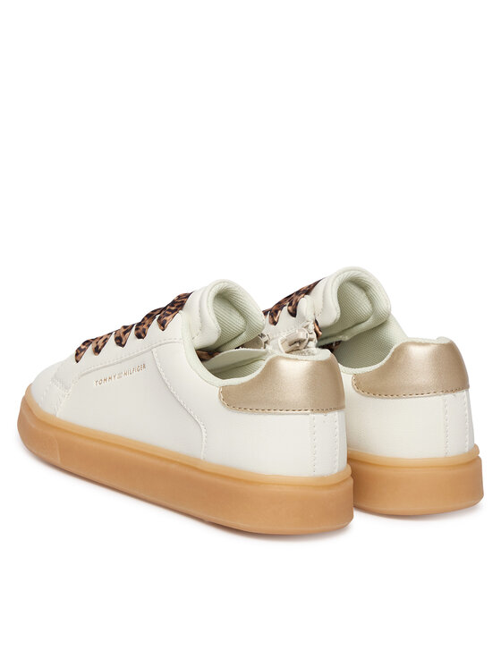 Tommy Hilfiger Sneakersy Tommy Hilfiger T1A9-34230-1355X024 S Écru