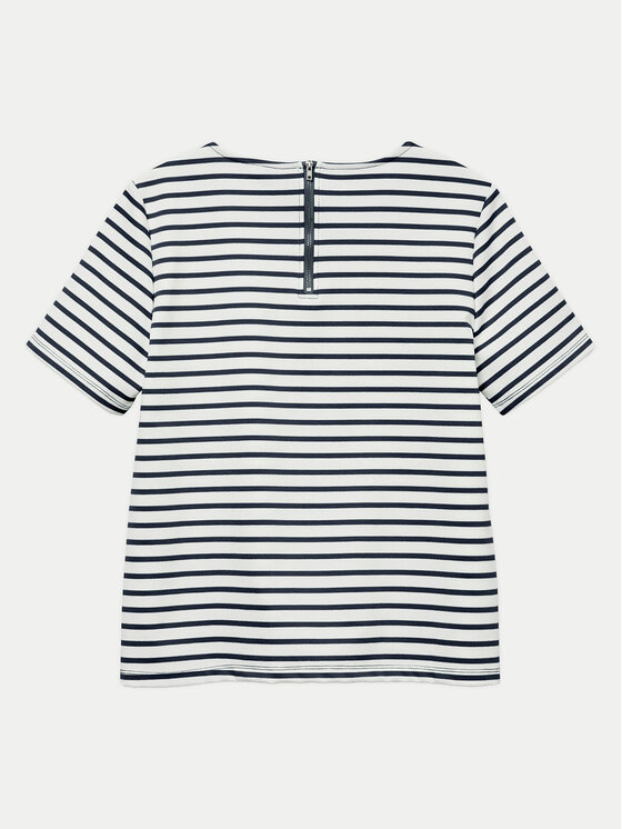 Vero Moda Vero Moda Majica Abby 10304716 Bela Regular Fit